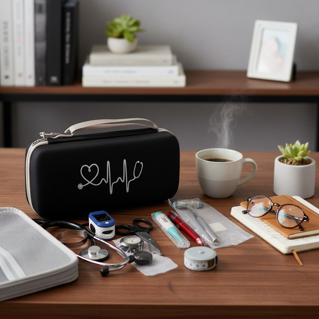 “Nursing lab kit with essential medical tools in organized case – Clinical Outfitters”