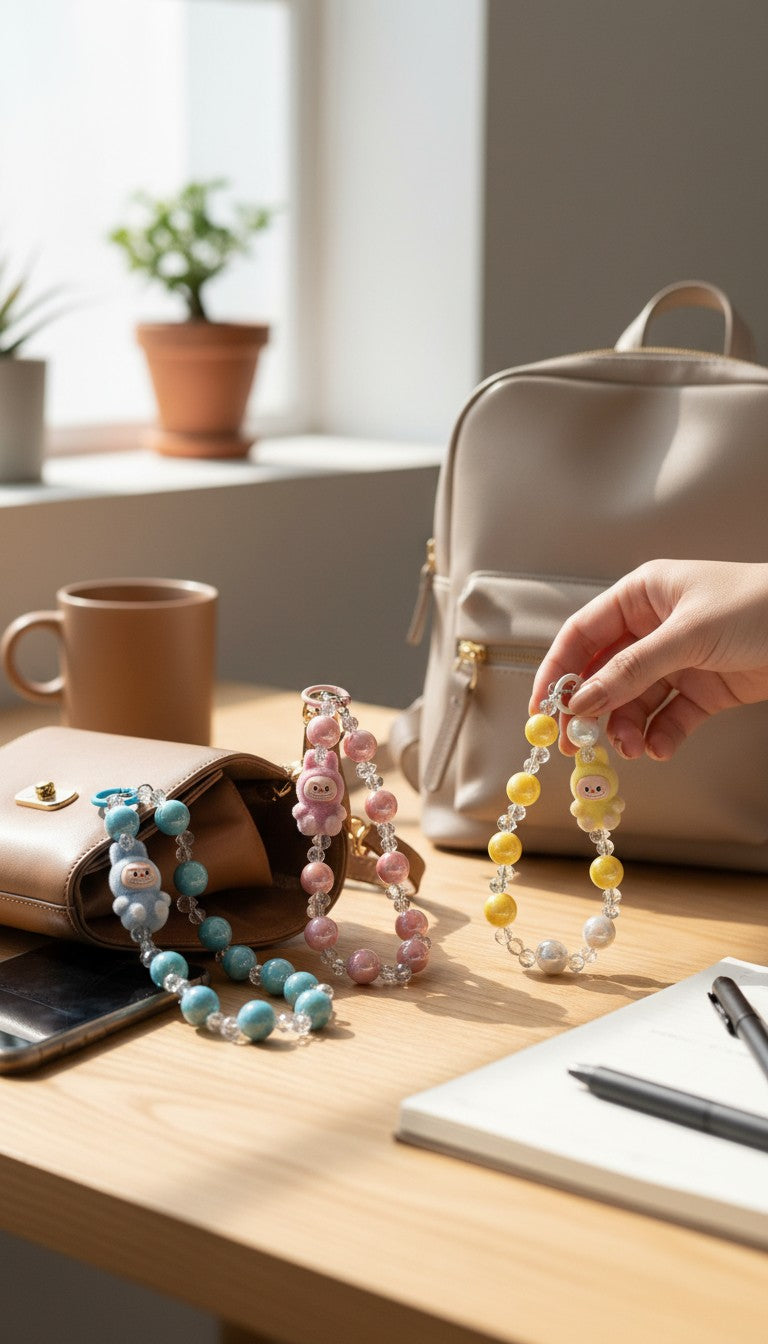 Beaded Wristlet Keychain